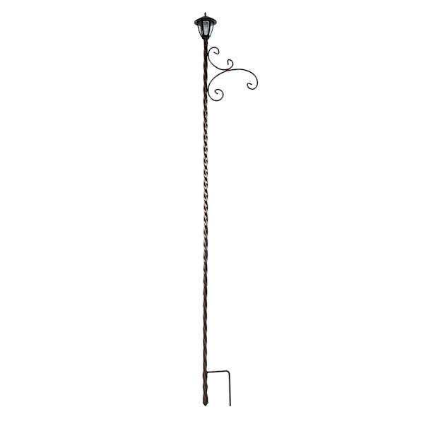 Twist Hook Outdoor Solar Orb, 84"
