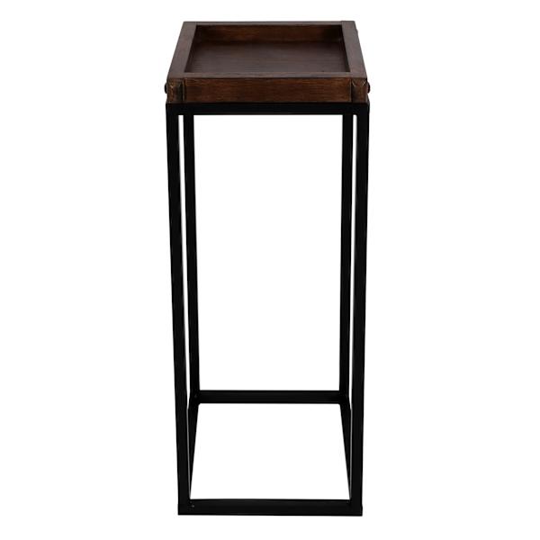Wood & Metal Plant Stand, Small