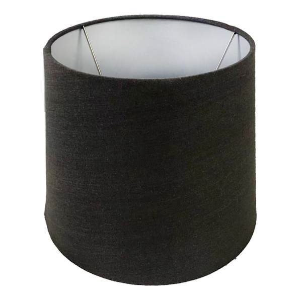 Charcoal Gray Tapered Drum Lamp Shade Sold by at Home
