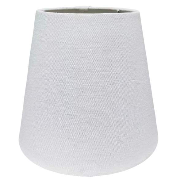 White Tapered Drum Extra Small Lamp Shade, 5x8x7