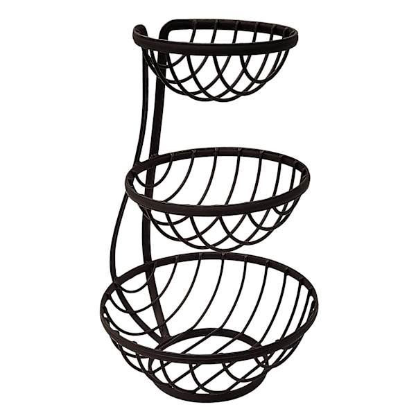 Ashley 3-Tier Bronze Fruit Basket