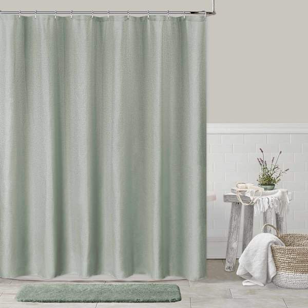 Honeybloom Sage Cassie Shower Curtain, 72"