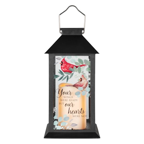Cardinal Solar Outdoor Solar Lantern, 13"