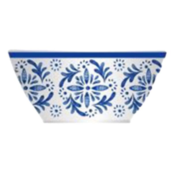 Small Blue Mosaic Melamine Bowl, 6"