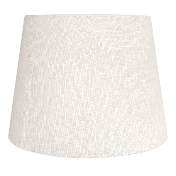 Off-White Oval Small Table Lamp Shade, 9x12x9