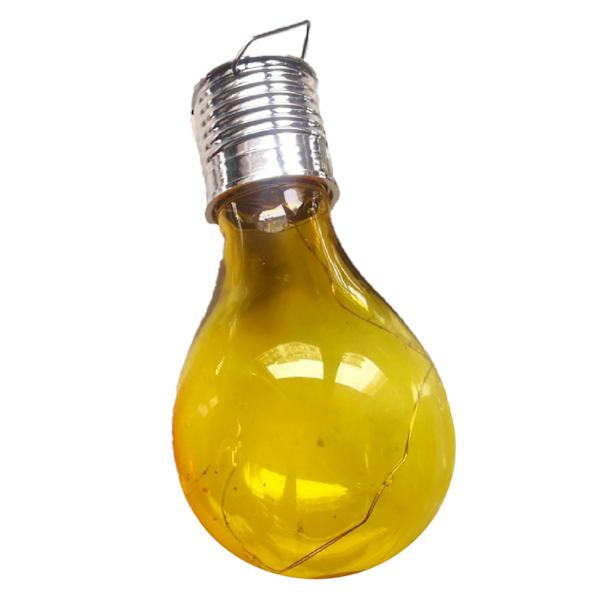 Outdoor Solar Hanging Bulb, Yellow