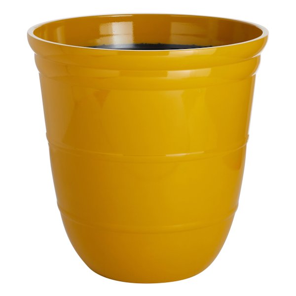 Honeybloom Ares Orange Outdoor Planter, Medium