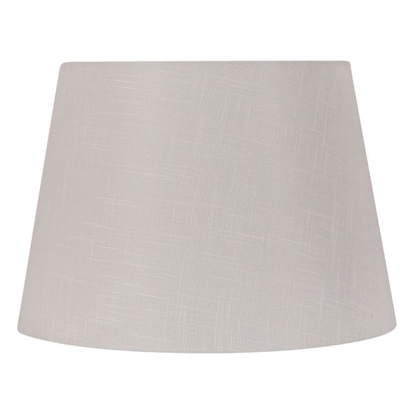 Off-White Tapered Drum Large Table Lamp Shade, 13x17x12