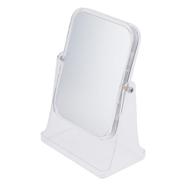Clear Square 1X & 3X Table Mirror, 8.8"