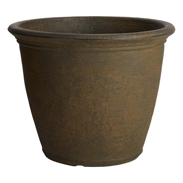 Kiri Sable-Colored Decorative Outdoor Planter, Medium