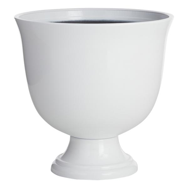 Providence White Emilia Urn Outdoor Planter, 12"