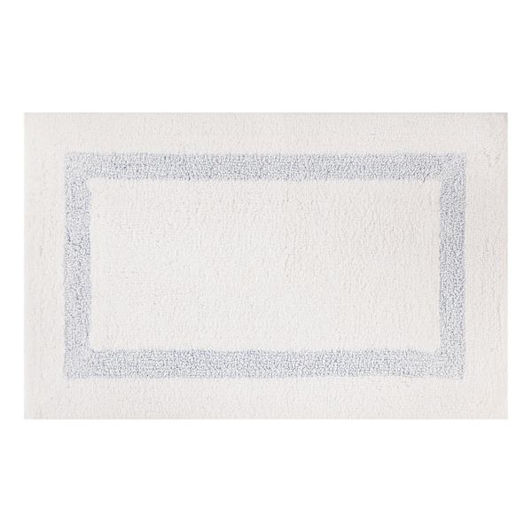 Providence Racetrack Light Blue Bath Rug, 20x30