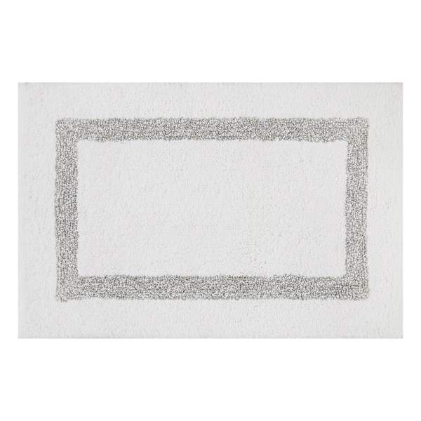 Providence Racetrack Grey Bath Rug, 20x30