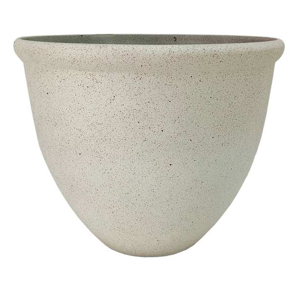 White Sanded Outdoor Planter, Small