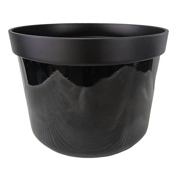 Crosby St. Black Two-Tone Outdoor Planter, Extra Large