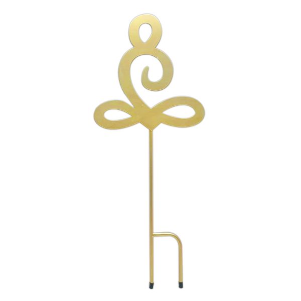 Found & Fable Buddha Yard Stake, 26"