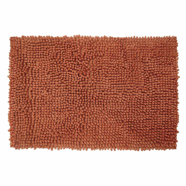 Essential Noodle Terracotta Bath Rug, 17x24