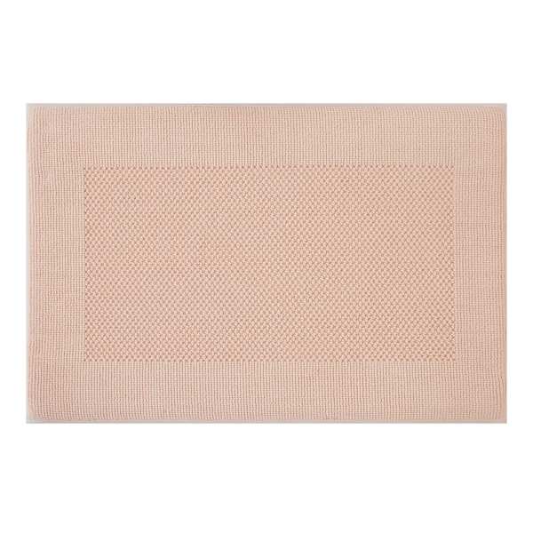 Providence Pink Waffle Border Memory Foam Bath Rug, 20x30