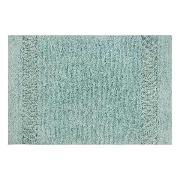 Providence Reversible Sea Green Bath Rug, 17x24