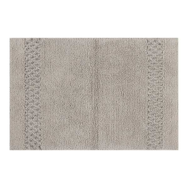Providence Reversible Grey Bath Rug, 17x24