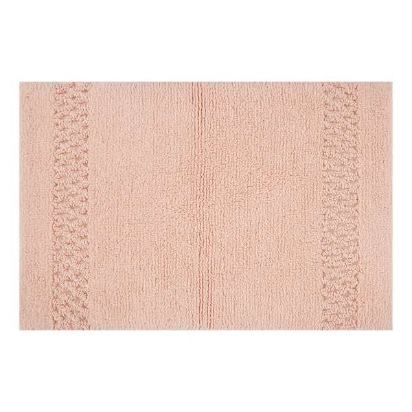 Providence Reversible Pink Bath Rug, 17x24
