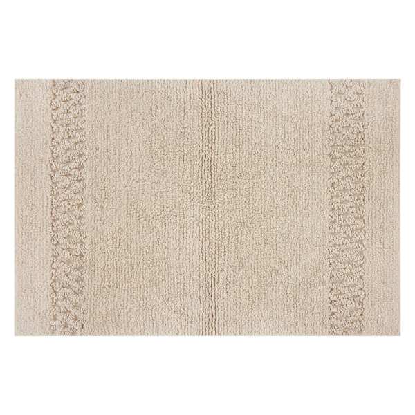 Providence Reversible Tan Bath Rug, 17x24