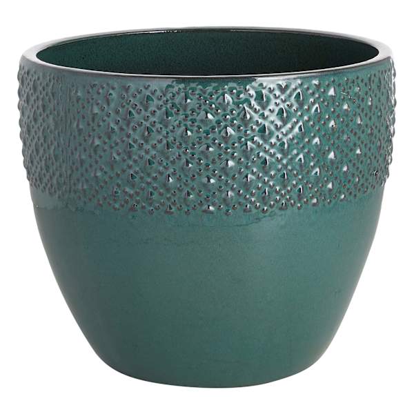 Ross Turquoise Outdoor Planter, Extra Large