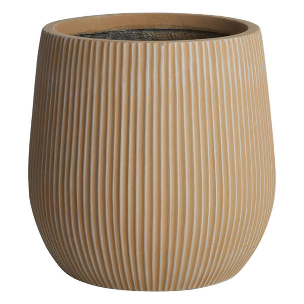 Salem Terracotta Synthetic Outdoor Planter, Medium