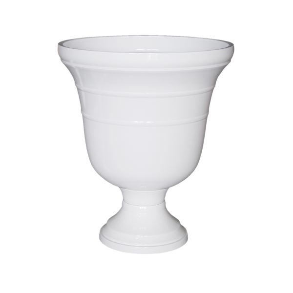 Providence White Florian Urn Outdoor Planter, Large