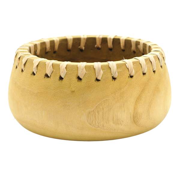 Wood & Weave Decorative Bowl, 11x5