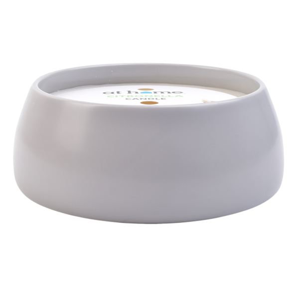 5-Wick Grey Ceramic Citronella Candle, 50oz