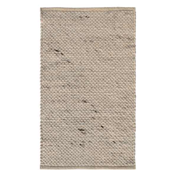 Found & Fable Mason Beige Wool Accent Rug, 27x45