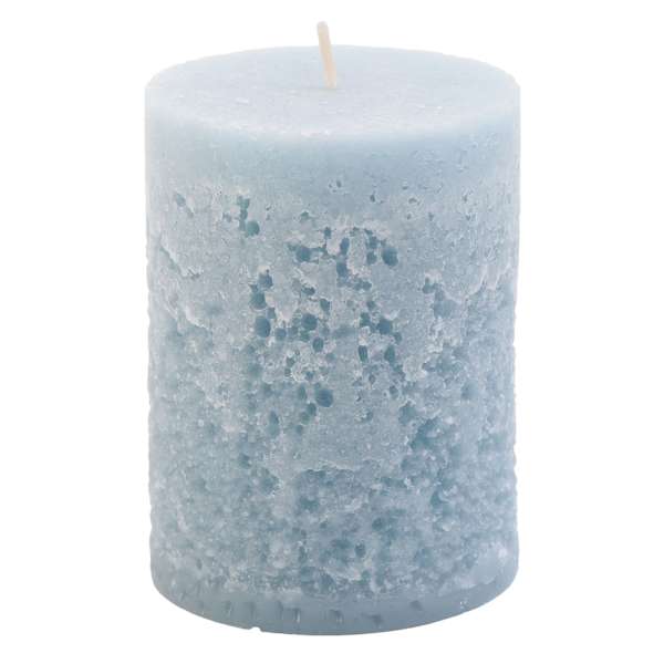 Ty Pennington Blue Cold Pour Pillar Candle, 3x4