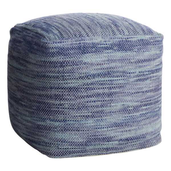 Ty Pennington Brayden Pouf, Blue