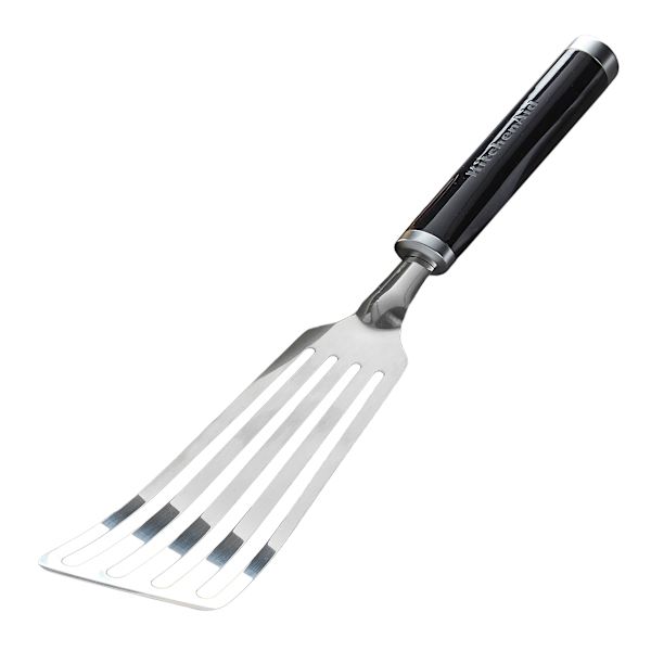 KitchenAid Classic Stainless Steel Flex Spatula, Black