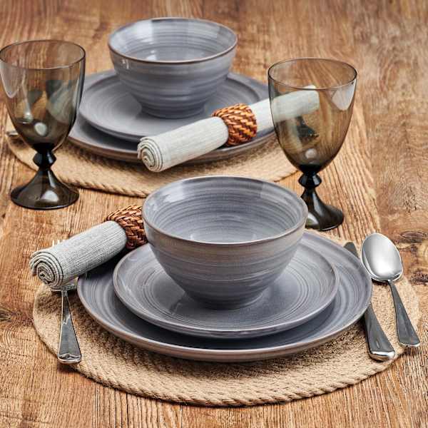 12 piece stoneware dinner set shop