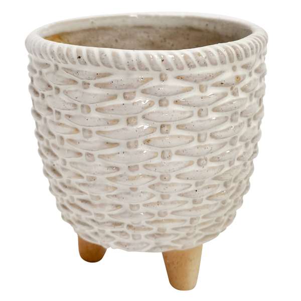 Honeybloom Indoor Footed Hive Planter, 4"