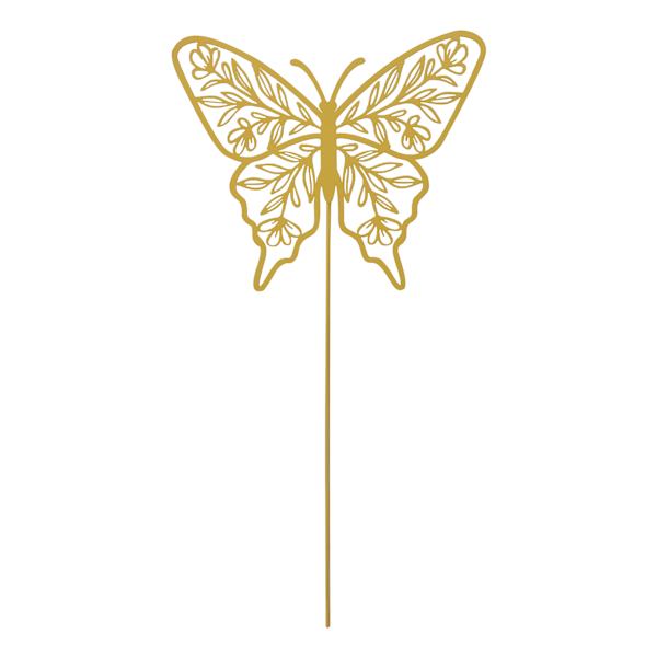 Yellow Butterfly Yard Stake, 20"