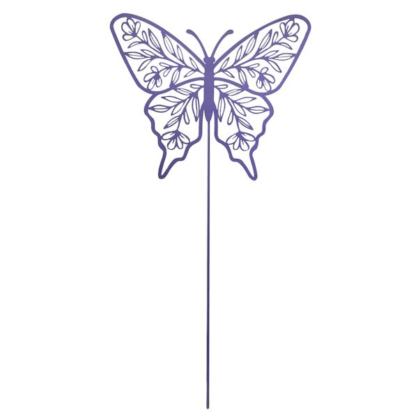 Purple Butterfly Yard Stake, 20"