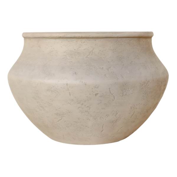 Honeybloom Dawson Polystone Bowl Planter