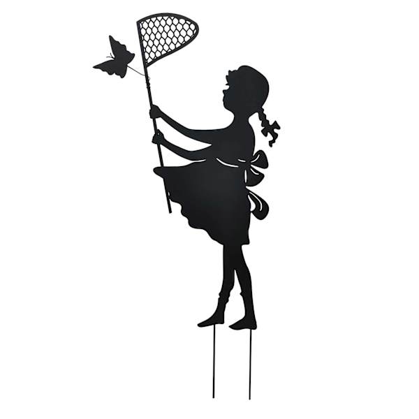 Girl Metal Yard Stake, 36"