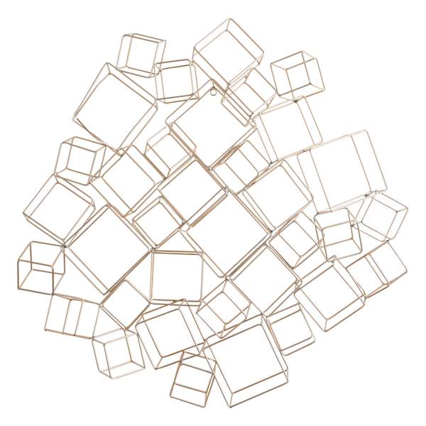 Crosby St. 3D Round Cluster Cube Wall Art, 31x30