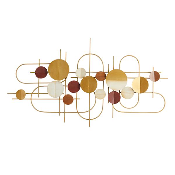 Crosby St. Metal Geo Wall Decor, 42x23
