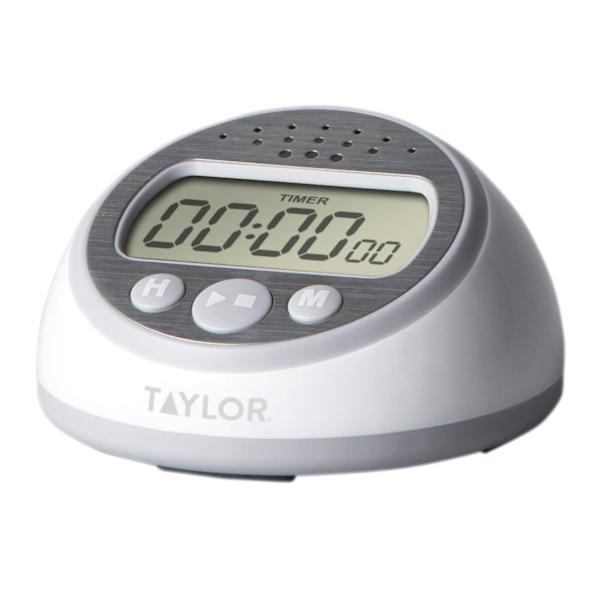 Taylor Super Loud (95DB) Digital Timer, White