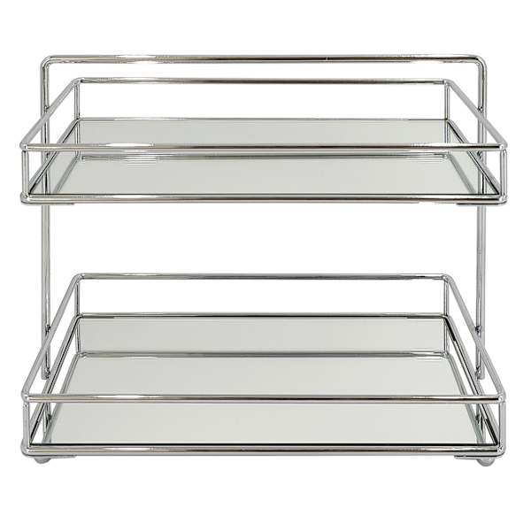 Chrome Bathroom Rack, 8"
