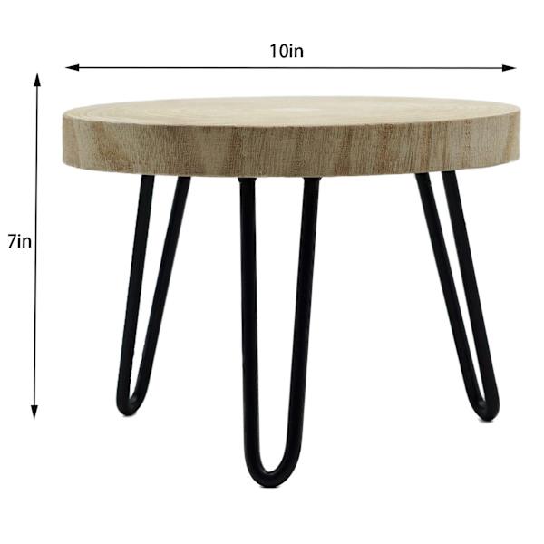 Wooden Plant Stand, 10"