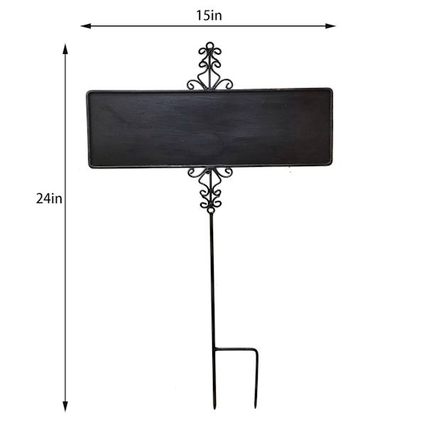 Metal Blackboard Yard Stake, 24"