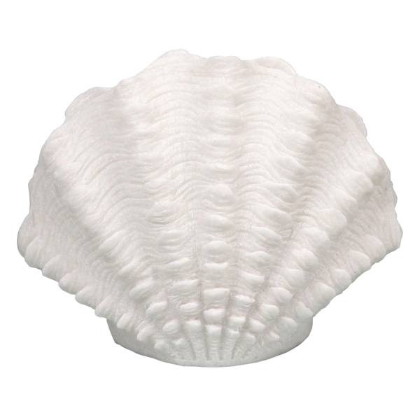 Ty Pennington Scallop Sandstone Outdoor LED Garden Statue, 10"