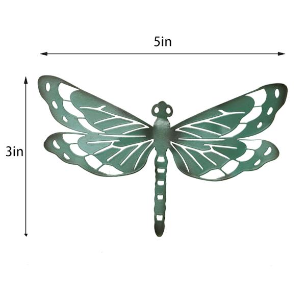 Honeybloom Dragonfly Green Pot Outdoor Hanger, 5"