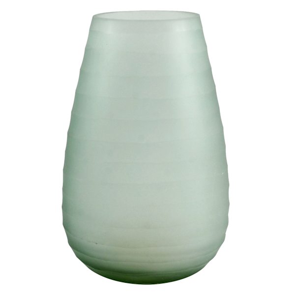 Blue Glass Vase, 6"